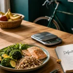 Nutrition perdre du poids : déficit calorique durable, assiette équilibrée