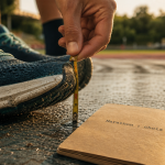 Chaussure pour marathon sur bitume humide, confort et carbone