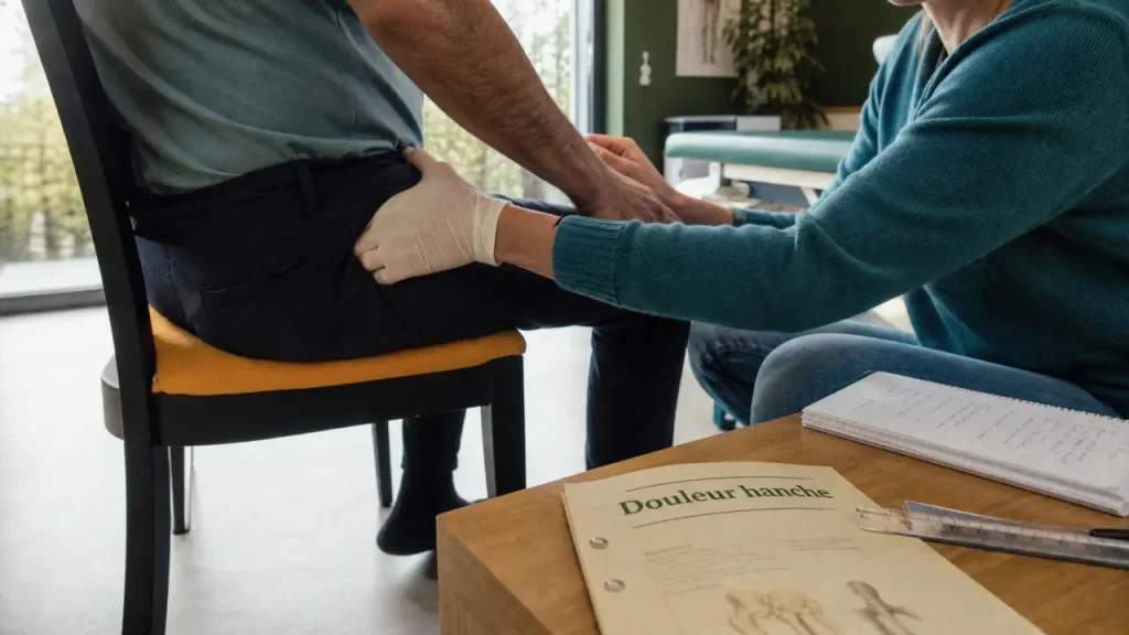 Douleur à la hanche : identifier la cause, consulter au bon moment et soulager sans aggraver