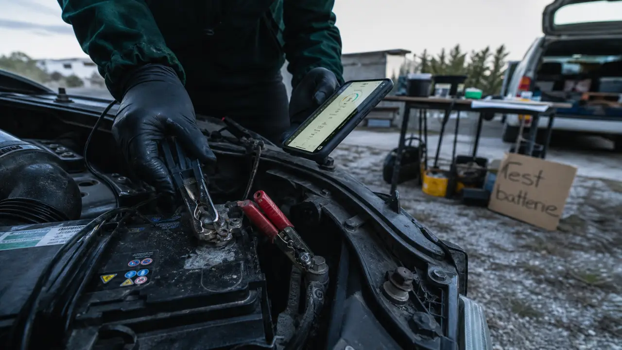 Test batterie 12 V : durée de vie batterie voiture et signes faibles