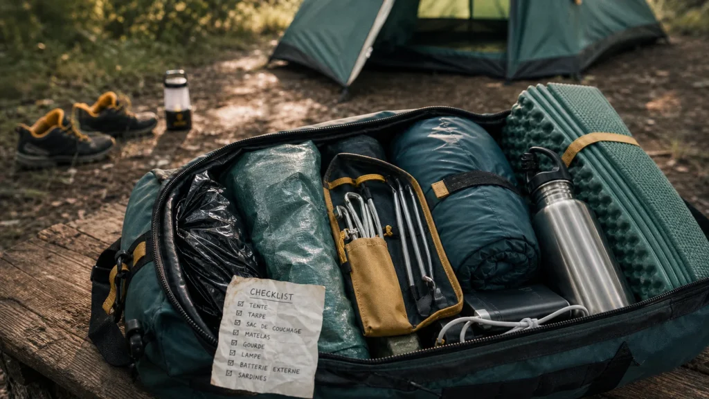 Equipement festival camping : checklist pour dormir, se protéger et manger léger