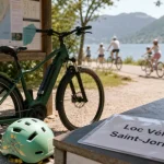 Le Conty Loc Velos bike rental : VAE à louer à Saint-Jorioz, casque enfant et caution claire