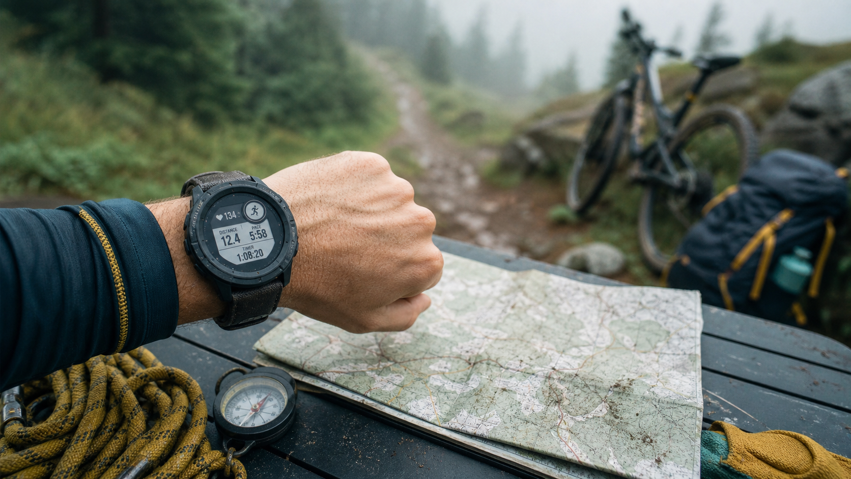 Montre garmin instinct pour outdoor, trail et randonnée