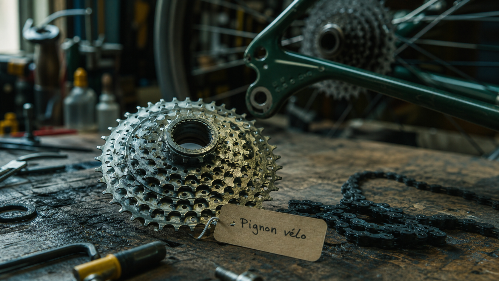 Pignon pour velo 11 à 34 dents, atelier vélo