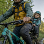 Porte bebe pour vtt : siège enfant arrière sur VTT, harnais bien ajusté