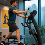 vélo elliptique avis kiné : genoux et dos, posture correcte