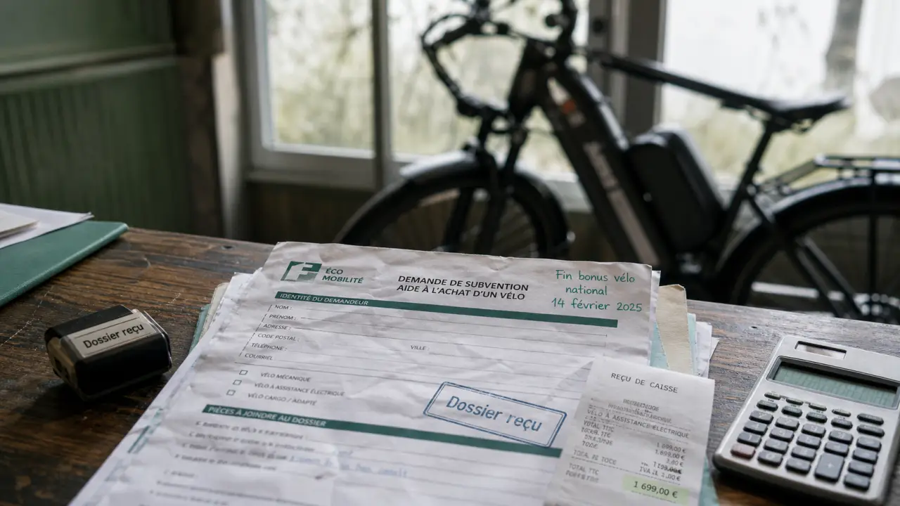 Prime velo electrique 2025 : dossier et reçu pour financer un VAE après suppression des aides nationales