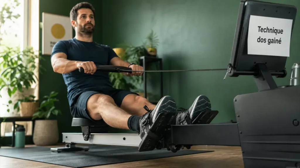Rameur bienfaits : un appareil complet pour le cardio, le dos et les articulations
