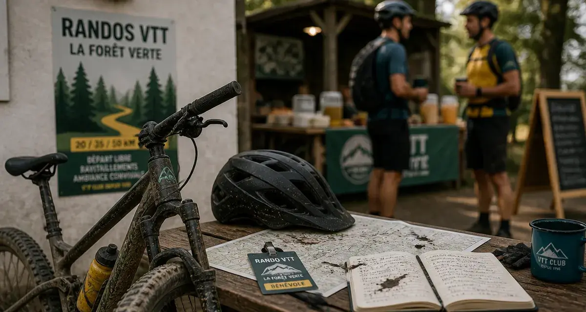 Rando en VTT France : sortie libre, Randos d’Or et Grande Traversée, VTT et carte papier près d’un club