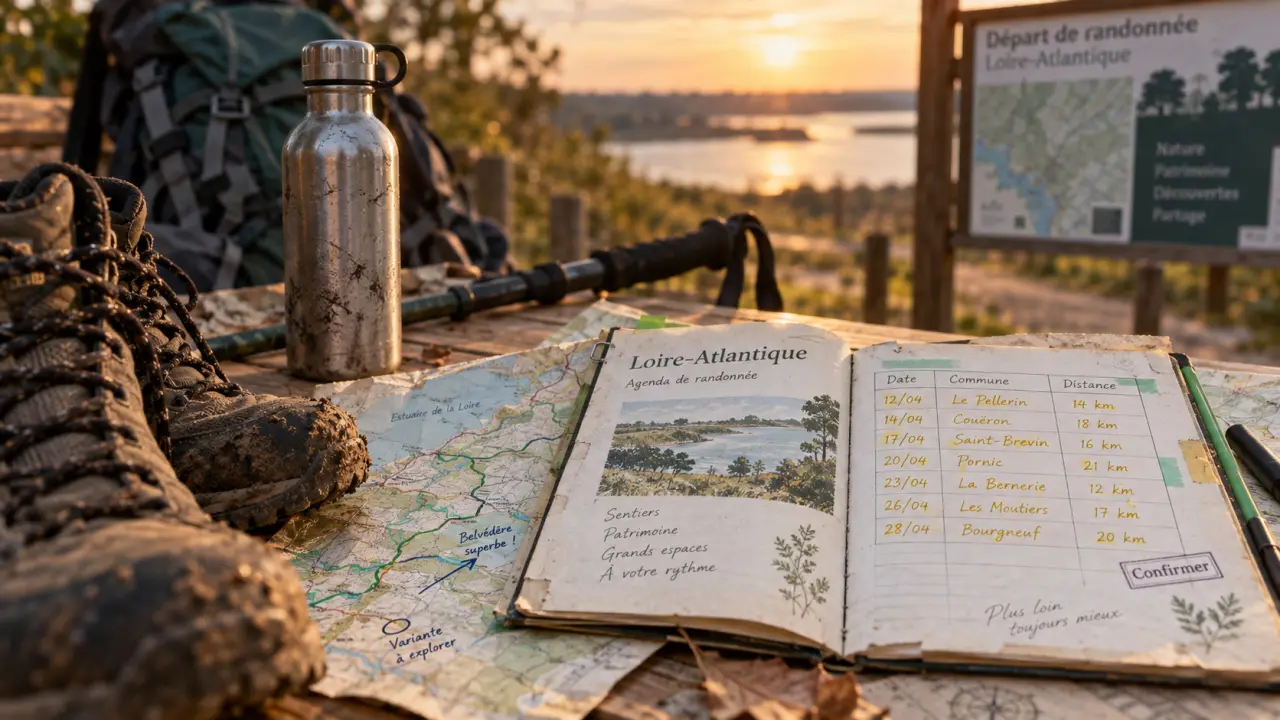 Randonnée pédestre 44 calendrier : agenda de randonnées en Loire-Atlantique