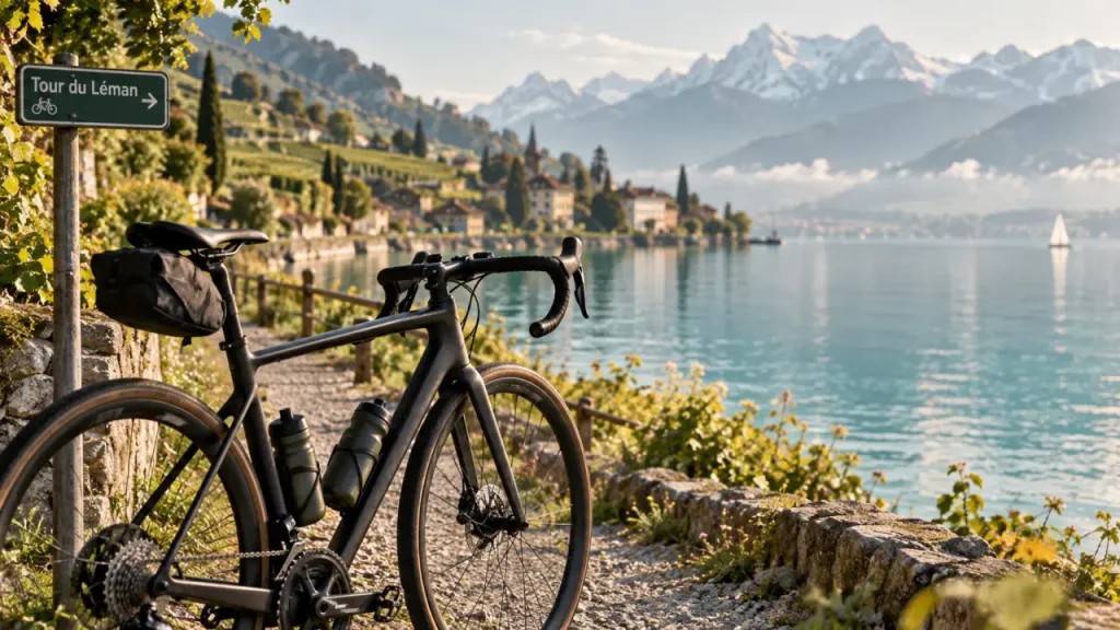 Tour du lac Léman à vélo : 180 km et 1 200 m D+ à répartir sur 2 jours