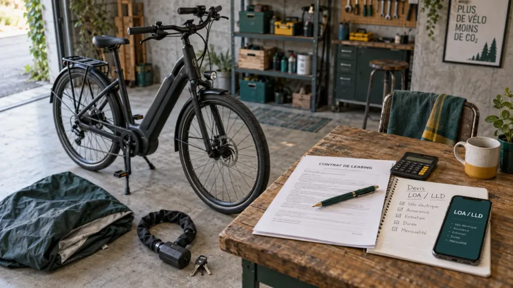 Leasing vélo électrique : LOA pour le garder, LLD pour le restituer