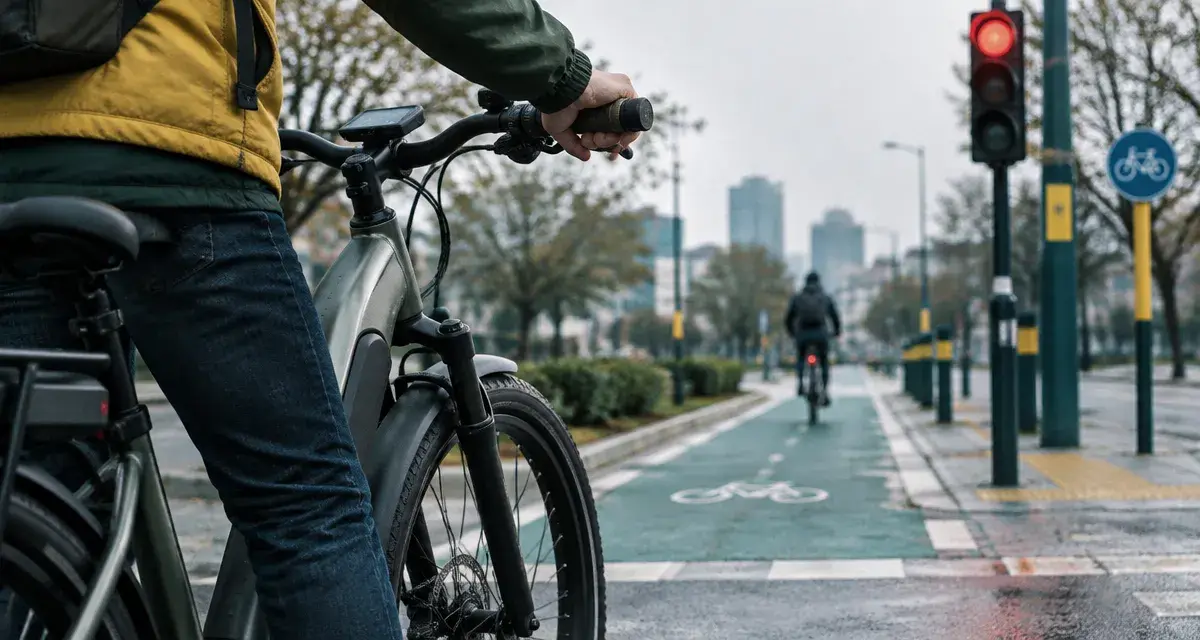 Vélo électrique sans pédalage : accélérateur continu au guidon